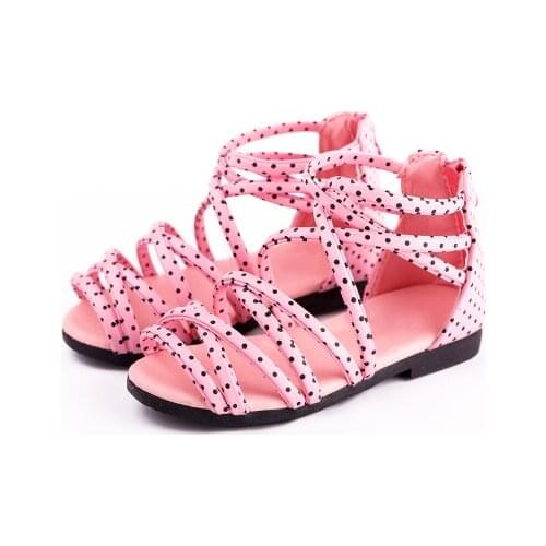 2020 New Summer Girls Sandals Children Shoes Toddler Kids Girls Princess Beach Sandals Roman Kids Sandals