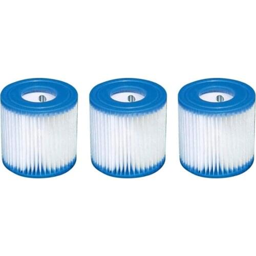 Practical 3Pcs Pool Filter Cartridges Type H Replacement Swimming Pool Filter for Pool Filter Pump Cleaner