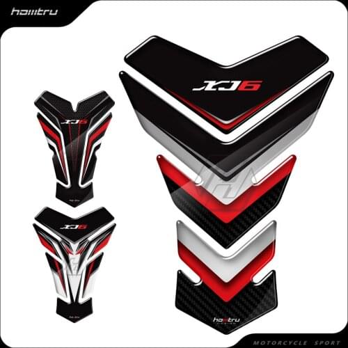 3D Resin Motorcycle Tank Pad Protector Sticker Case for Yamaha XJ6 ABS/Diversion Tankpad