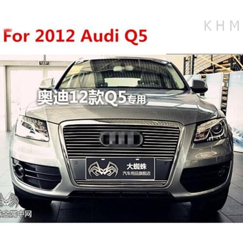 Car Accessories High-quality aviation alloy Front Grille Around Trim Racing Grills Trim For AUDI Q5 2010-2012 ,Car-Styling