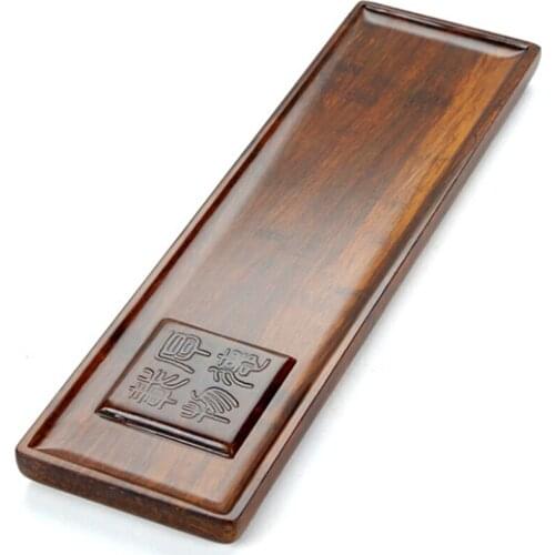 36*10*2cm Strand Woven Bamboo Tea Tray Chinese Bamboo Kung Fu Tea Tray Gongfu Drawer Board Travel Tea Tools Service Set Table