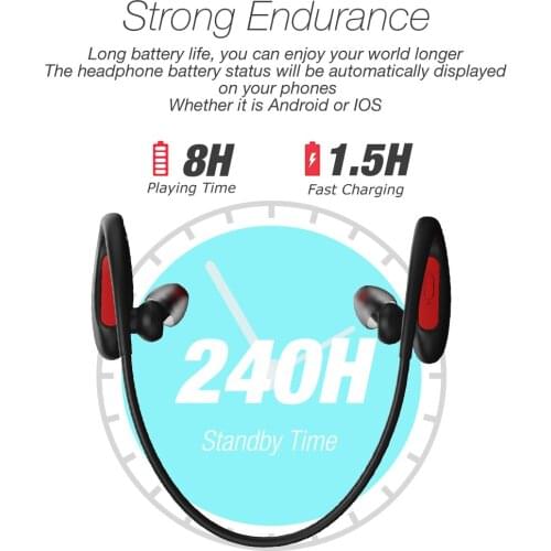 DACOM L05 Sports Bluetooth Headphones Running Stereo Deep Bass Wireless Headphones OverEar Head-mounted InEar Wireless Earphones