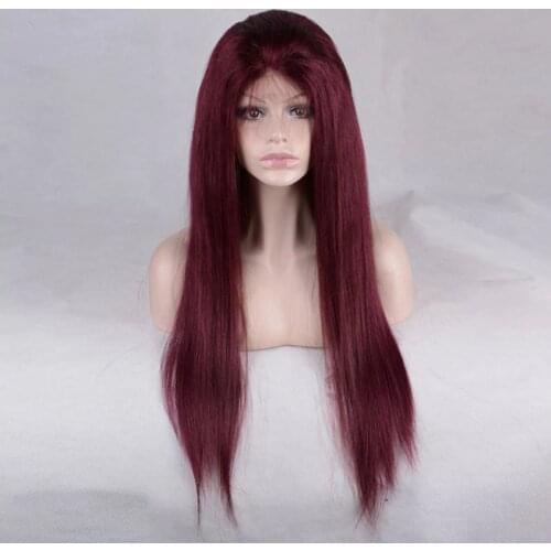 Human Hair 16 inch Long Straight Lace Front Wigs short straight 13* 4 Swiss Lace lace frontal wog for women with body hair