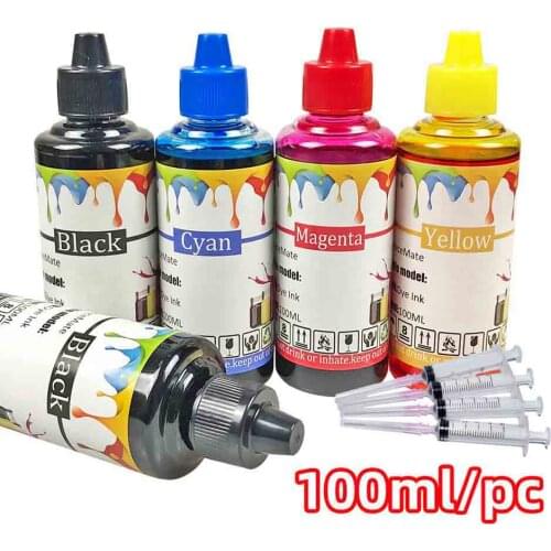 Ink Universal Refill Ink Kit Compatible for Canon Compatible for HP Ink Cartridge CISS 121 122 123 301 302 304 650 652