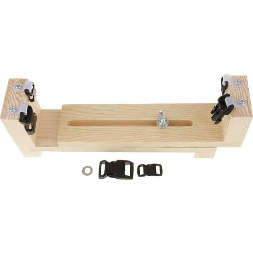 Wood Paracord Bracelet Maker Loom Wristband Parachute Cord Braid Jig Tools