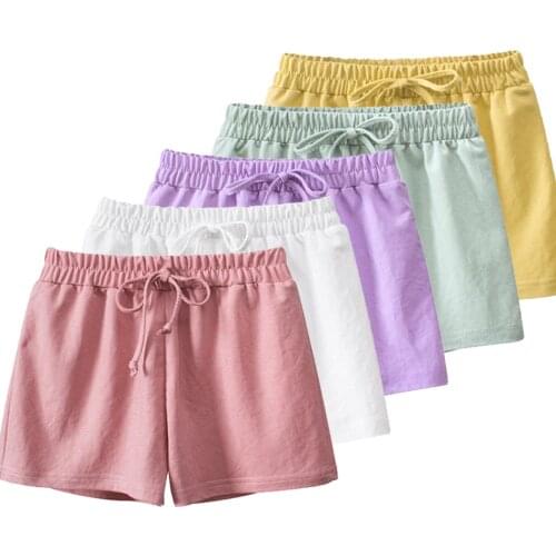 Children Short Pants Sport Fashion Clothes Kids Cotton Beachwear Girl Shorts Fashion Elastic Waist Summer Trunks for 2-10 Years