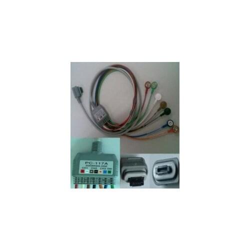 GE original SEER Light 3 Channel 7 Leads AHA Patient Cable P/N: 2008594-002