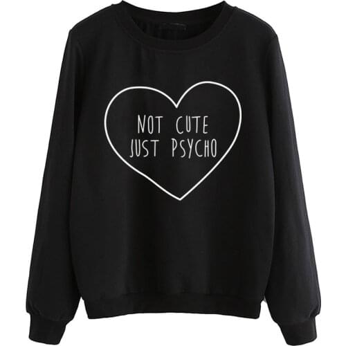 HAMPSON LANQE Women's Sweatshirts With Inscriptions