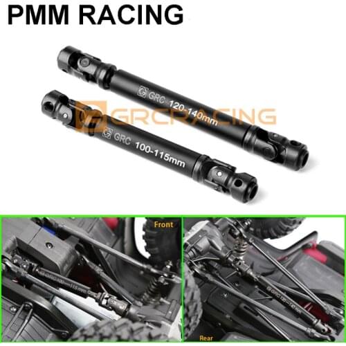 Metal Alloy steel universal joint Heavy-duty drive shaft CVD For 1/10 RC Crawler Car Traxxas TRX4 Defender BRONCO G500 SPORT