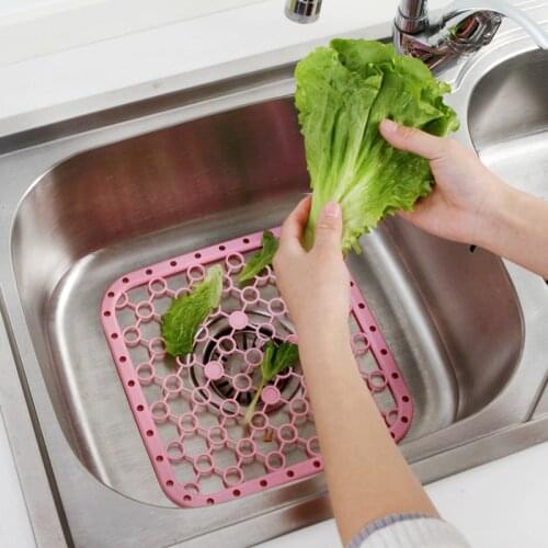 Multifunction Kitchen Placemat Insulation Pads Vegetables Dish Sink Attempts To Prevent Draining Board