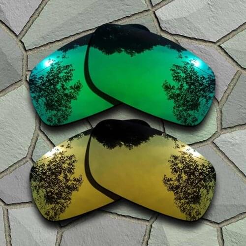 Jade Green&Yellow Golden Sunglasses Polarized Replacement Lenses for Crankshaft