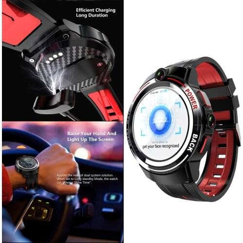2021 New APPLLP 3 3G+32G 1.39" Round AMOLED Screen Smart Watch Wifi 4G Network Al Face Recognition Dual Camera Waterproof