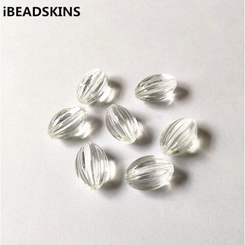 New arrival! 19x12mm 340pcs/lot Clear Acrylic stripe Egg shape beads for Necklace,Earrings parts,hand Made Jewelry DIY
