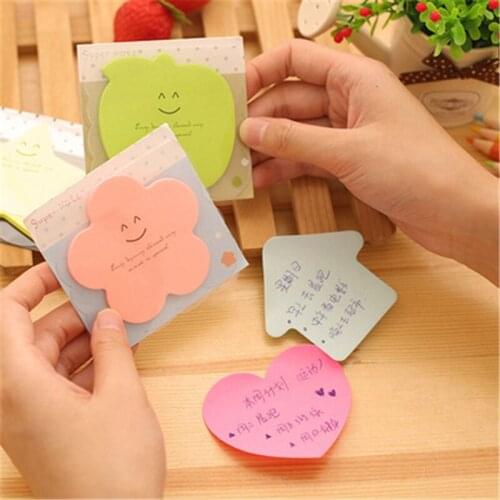 DL New lovable memory candy color N post convenience sticker note book stick cartoon Stationery office supplies for students