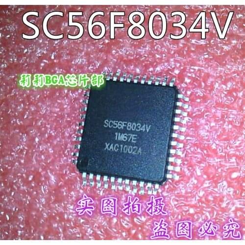 New original 1pcs SC56F8034V1M67E SC56F8034V QFP