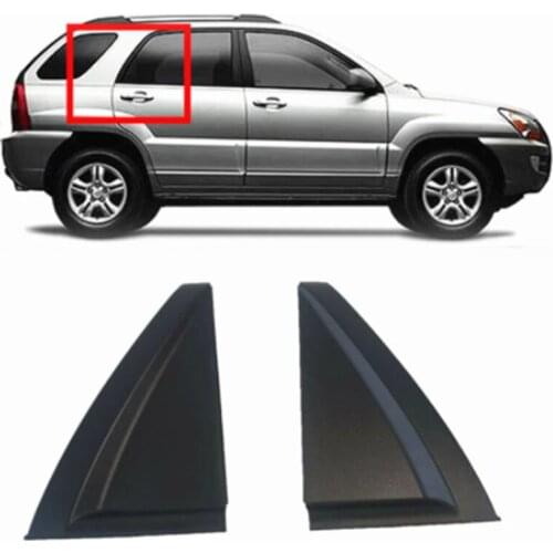 Genuine OEM 838301F001 838401F001 Rear Door Outside Delta Moldings LH RH 2Pcs 1Set for Kia New Sportage 2006-2010