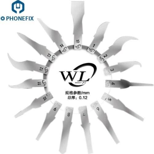 IC Chip Repair Thin Blade Tool CPU Metal Remover Phone Computer Processor Repairing for iPhone A7 A8 A9 A10 Motherboard Repair