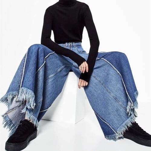 Женские джинсы клеш Silkqueen China At AliExpress