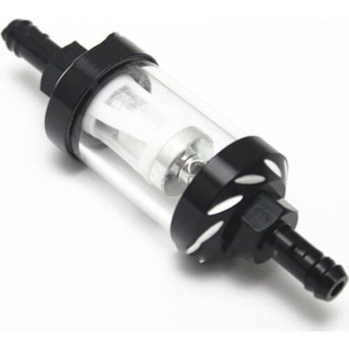 Universal Motorcycle Aluminum Alloy Gas Fuel Filter Scooter 8mm Oil Gas Fuel Filter Dirt Bike