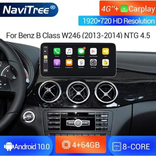Qualcomm Octa Core Car Radio Multimedia Player For Mercedes Benz B Class W245 W246 2011-2018 Stereo Auto Navigation GPS 4G LTE