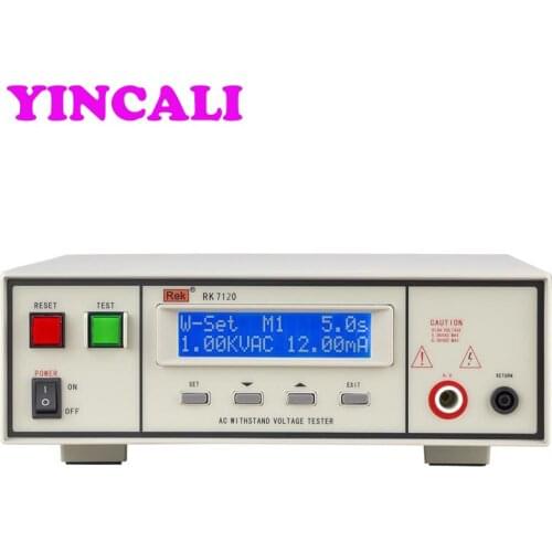High Performance RK7120 Programmable Withstand Voltage Tester Programmable AC DC Voltage Tester AC 0-5KV, DC:0-6KV