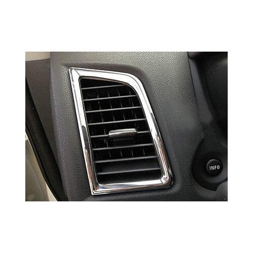 2*ABS Chrome AC Air outlet Cover For Mitsubishi ASX/Outlander Sport 2013-2015