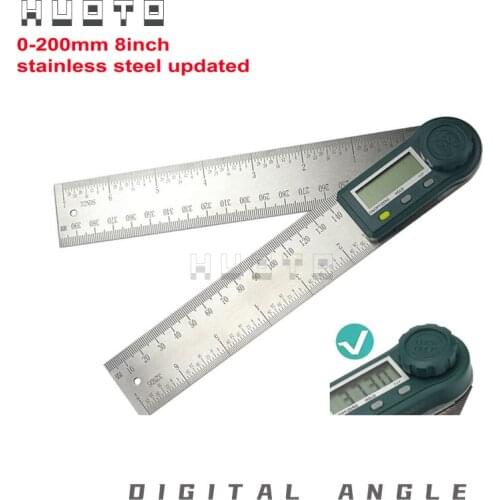 200 mm 8'' Digital Meter Angle Inclinometer Angle Digital Ruler Electron Goniometer Protractor Angle finder Measuring Tool