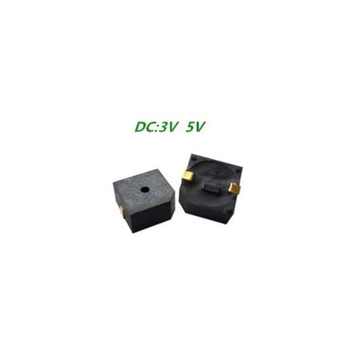 3V SMD active buzzer, 3.3V electromagnetic patch buzzer, HND9650B, 9.6*9.6*5mm