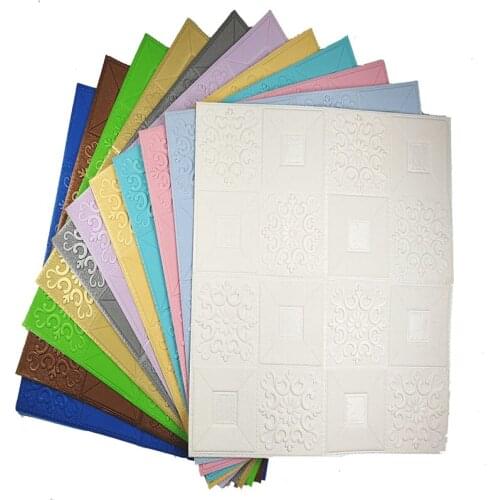 3D Wall Stickers ceiling sticker roof decoration wallpaper stereo waterproof DIY TV background wallpaper decoration sticker