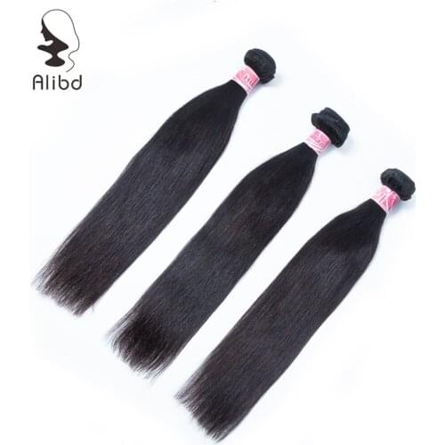 Alibd Malaysian Straight Remy Hair 28 30 inches Long Hair 3pcs/lot Bundles Deal Natural Color Bundles Human Hair