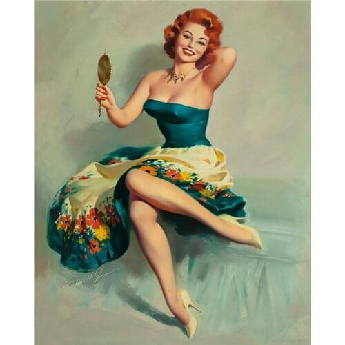 Full Square/round Diamond 5D DIY Diamond Painting woman Embroidery Cross Stitch Rhinestone Mosaic Home Decor