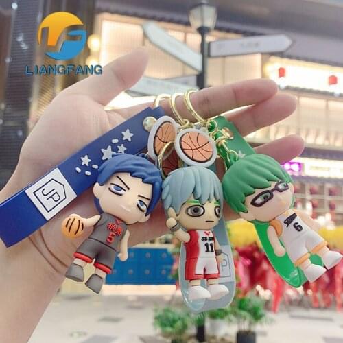 Anime Keychain Slam Dunk Figure Sakuragi Hanamichi Haruko Akagi Keyring Pendant Charm Bag Car Fans Trinket Jewelry Kawaii Gifts