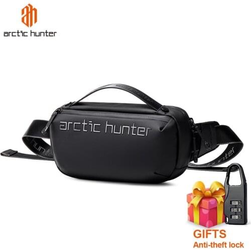 ARCTIC HUNTER 2021New Crossbody Chest Bags For Boys Cell Phone Sling Bag Single Shoulder Men Front Cross Chest Fanny Bag
