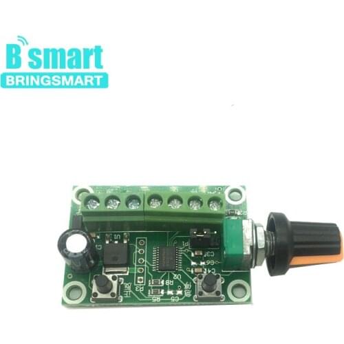 Bringsmart 6-30V Brushless 12v Motor Controller PWM Micromotors Governor for Single-Phase Motors Stepless Speed Regulation