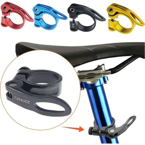 Bicycle Seatpost Clamp Aluminum Alloy Mountain Road MTB Bike 31.8mm 34.9mm Quick Release Seat Post Clamp Tube Clip