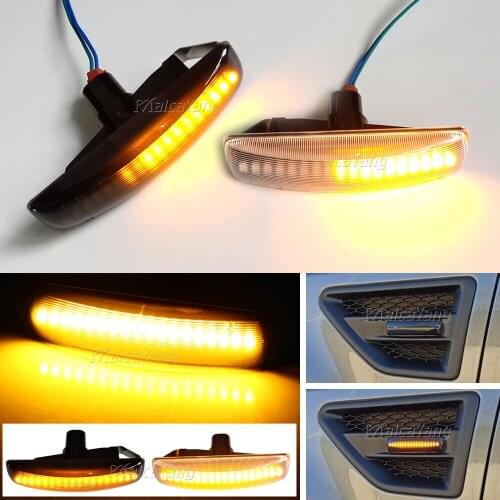 Dynamic Side Marker Light For Land Rover Range Rover Sport Discovery 3 4 Freelander 2 LED Indicator Turn Signal Lamp 2014 2018