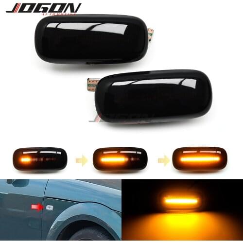 For Audi A8 D2 4D A2 8Z A3 S3 8L A4 B5 A6 C5 4B TT 8N Dynamic Turn Signal Light LED Side Marker Fender Sequential Indicator Lamp
