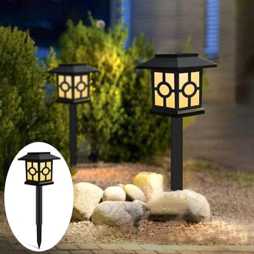 4pcs New Solar Pathway Lights Home Villa Garden Outdoor Garden Lights Park Roadside Lawn Lamp Solar Street Lamp Landscape Light