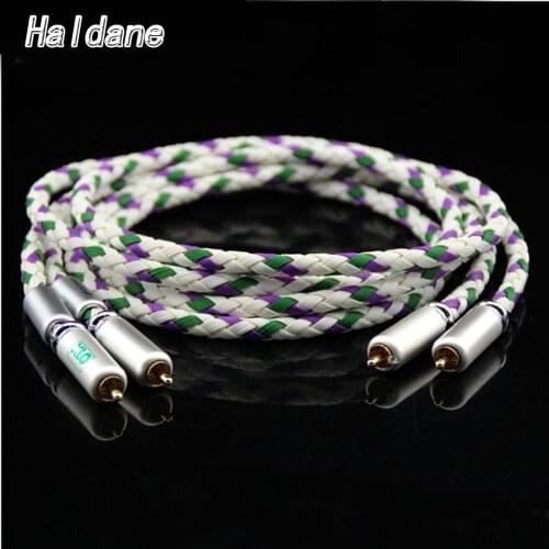 Haldane Pair HiFi Audio Cable RCA Interconnect Cable XLO Signature S3-1 Singled-Ended Amplifier RCA Interconnector Cables