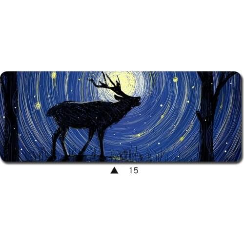 Deer mouse pad gamer cheapest 90x40cm notbook mouse mat gaming mousepad Halloween Gift pad mouse PC desk padmouse mats