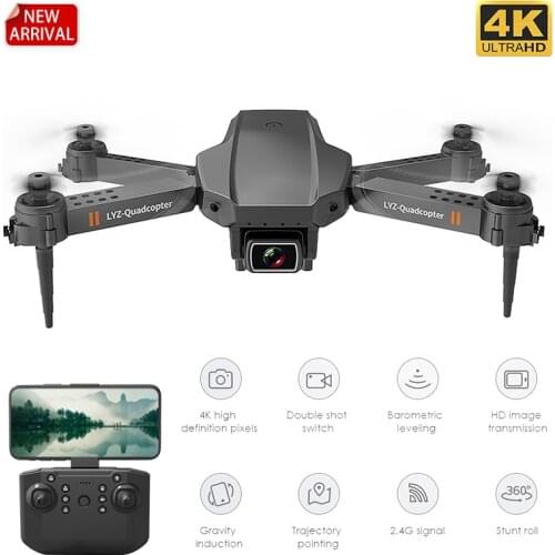 TYRC New Mini Drone L703 4K HD Camera 2.4G WiFi Fpv Air Pressure Altitude Hold Foldable Quadcopter RC Drone Kid Toy GIft