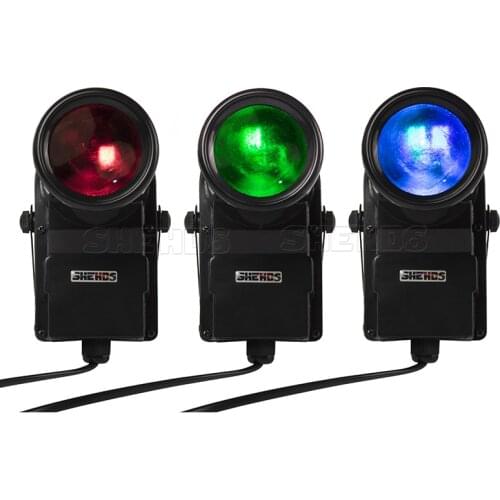 2pcs/lot Mini LED 10W RGBW 4in1 Spot Beam DMX Lights For Disco Ball DJ Family Party Stage Effect Lighting