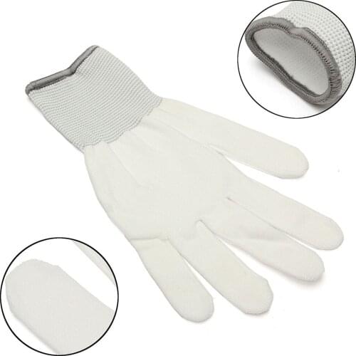Set Of 6 Pairs Cotton Gloves, Vinyl Wrap Anti-Static Applicator Wrap Gloves