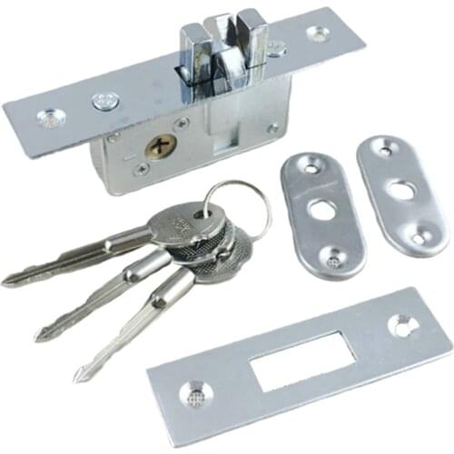 Invisible/Door Lock, Sliding Door Hook Lock, Alloy Lock Body, Frame Gl Door, Sturdy, Durable, Door Hardware