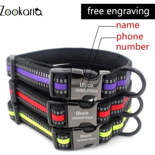 Anti-lost Dog Collars Dog Name ID Tags Gifts for Dog Lovers Pet Collar Tags for Dog Owner Engraved Pet Tag New Puppy Tag Gifts