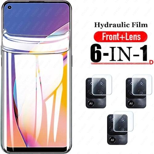Front Hydrogel Film Screen Protector For Oppo a94 5g Soft Film on For Oppo A94 94a a 94 (Not Tempered Glass) camera lens