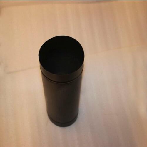 Stainless pipe stainless smoke tube sanitary spool tube seamless pipe stove fireplace tube stainless steel black 0.3m length