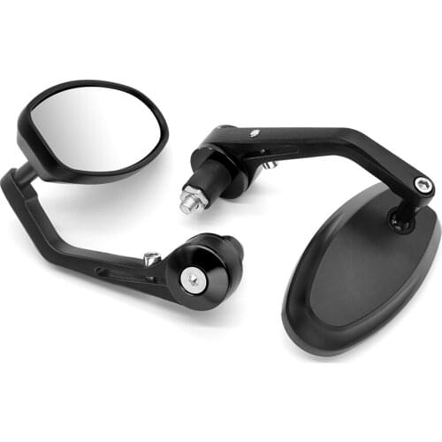 Motorcycle Rear View Mirrors 7/8" Handle Bar End Side Rearview Aluminum For Honda VTR1000F NC750S NC750X nc 750 750x NC700S