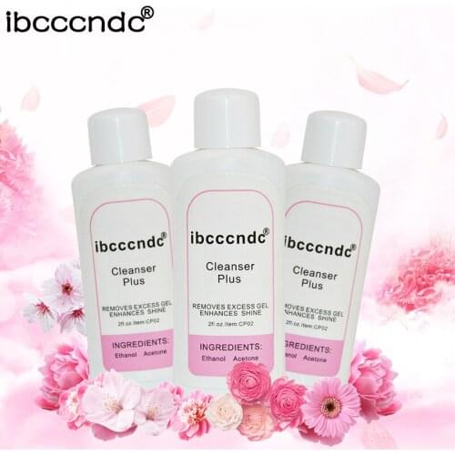 60ml Nail Cleanser Plus Remover Slip Solution For Poly Nail Gel Enhance Shine Nail Polish UV Gel Remove Liquid Tools