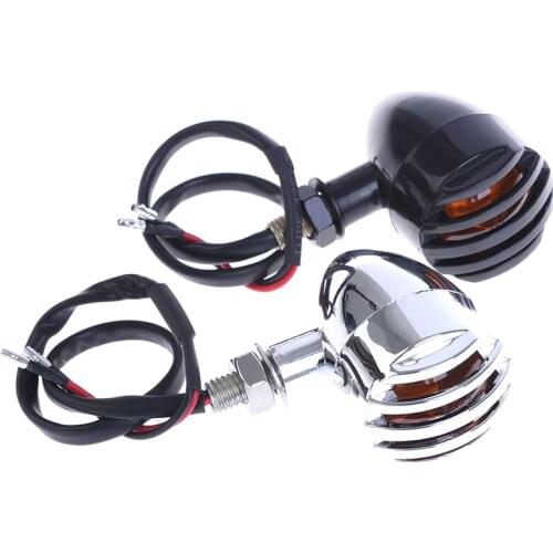 New 1Pcs Retro Motorcycle Turn Signals Light Bulb Blinker Lights Plasic Indicators Light 10W